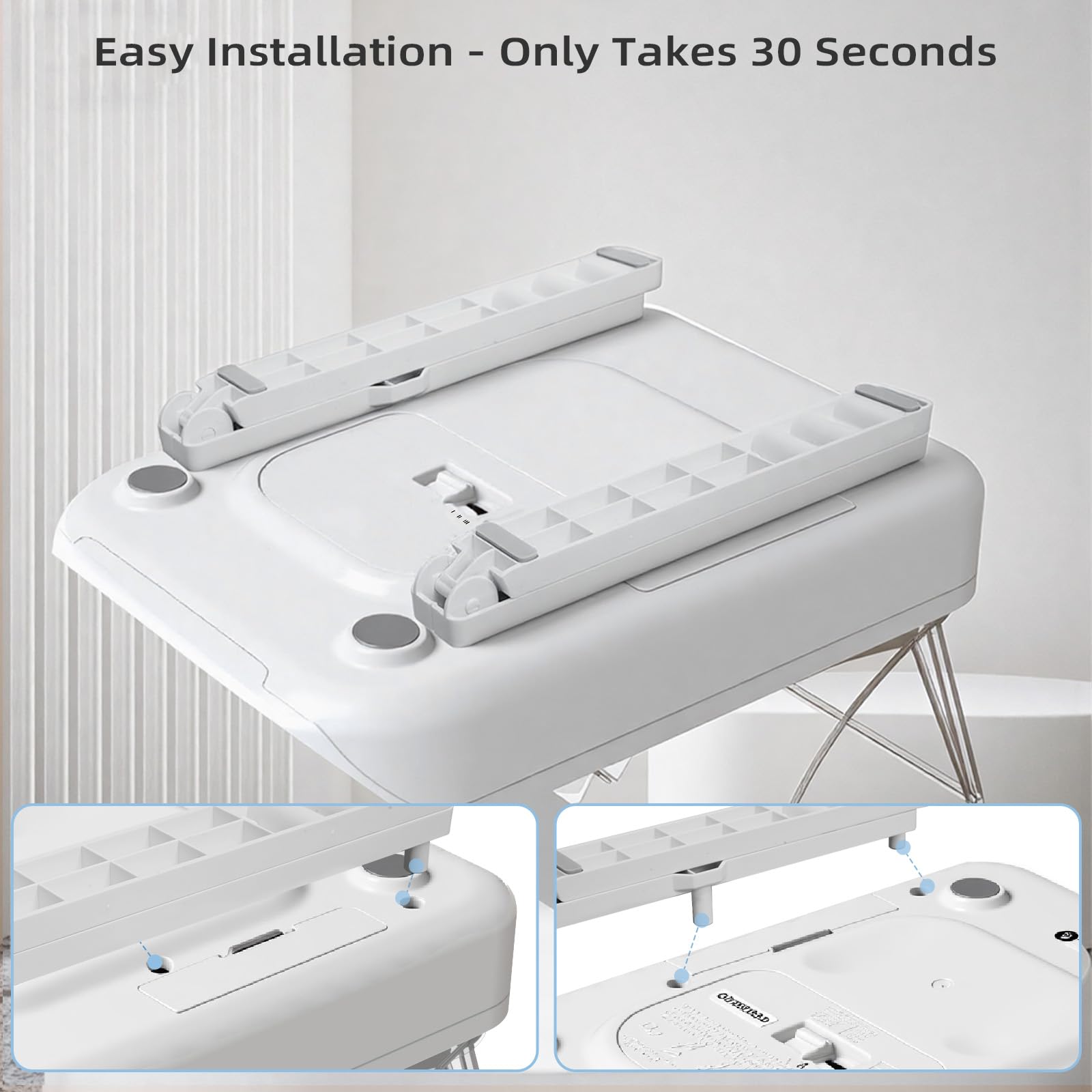 Baofum includes two adjustable stands in package.