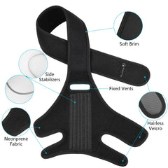 BaoGuai knee brace on a dog during an outdoor walk