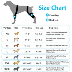 BaoGuai dog knee brace close-up shows metal stabilizers for added stability