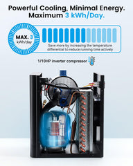 BAOSHISHAN chiller side venting illustrates efficient airflow for stability