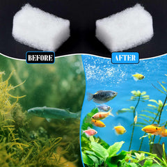 Baquler polyurethane sponge detail emphasizes durability for reliable filtration.