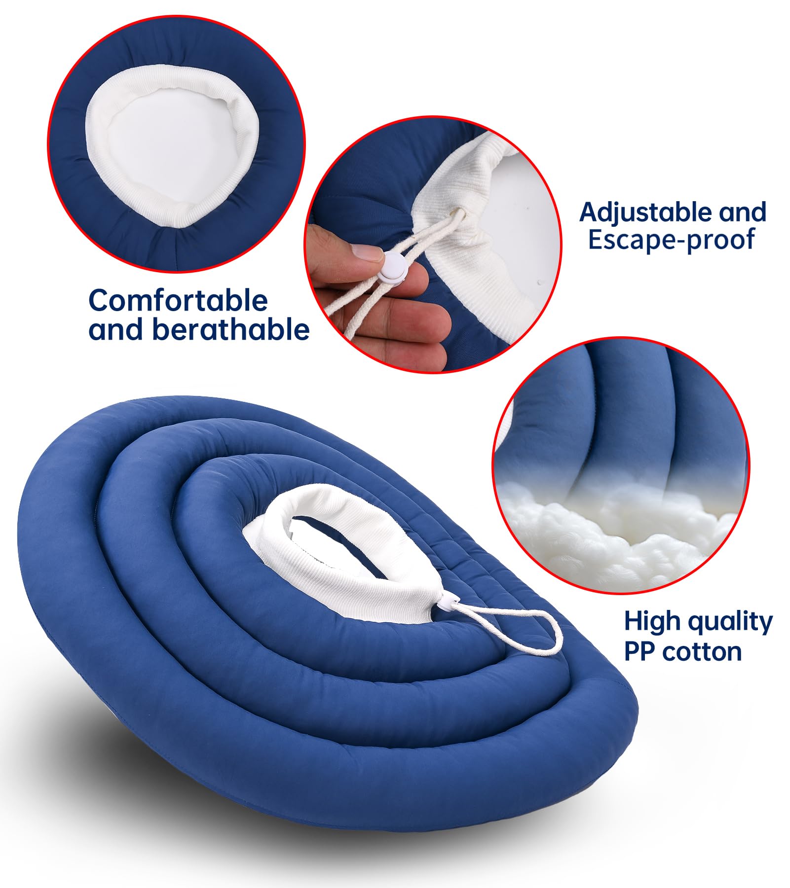 BARDIMIES breathable cone supports visibility for comfortable rest and play
