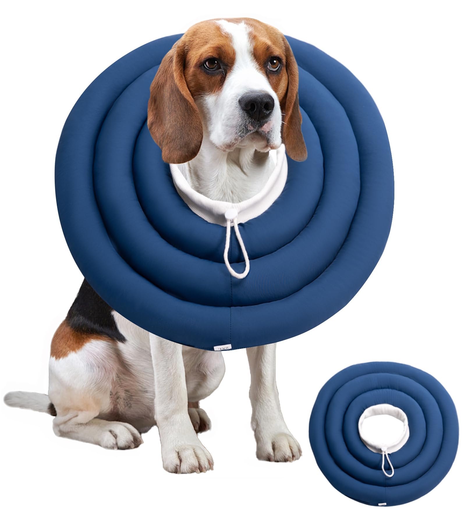 BARDIMIES soft dog cone pillow provides comfortable post-surgery protection for dogs