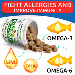 BARK&SPARK American-made Omega-3 treats with human-grade ingredients.