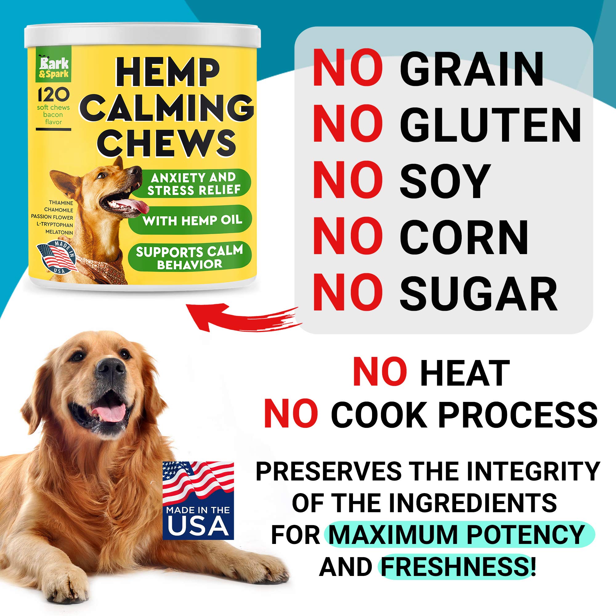 BARK&SPARK USA-made seal confirms safe, domestic production.