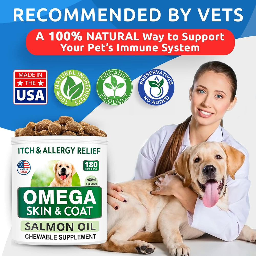 BARK&SPARK Omega3 360-treats display communicates long-lasting value