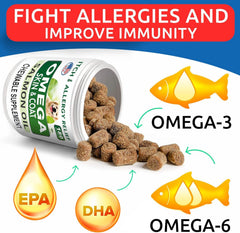 BARK&SPARK Omega3 dog-coat shine highlights skin comfort and healthy fur