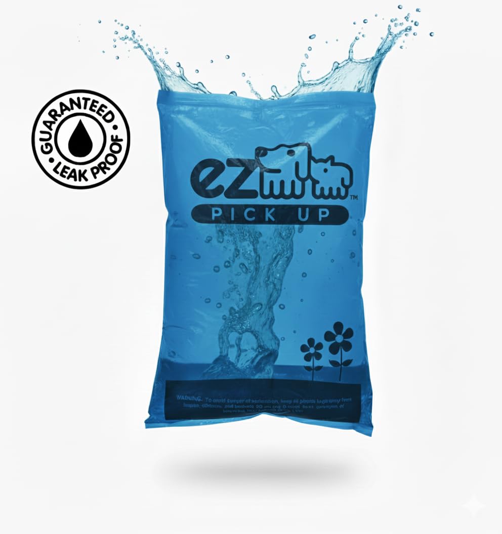 Bark EZ Pickup unscented blue bags for discreet cleanup.