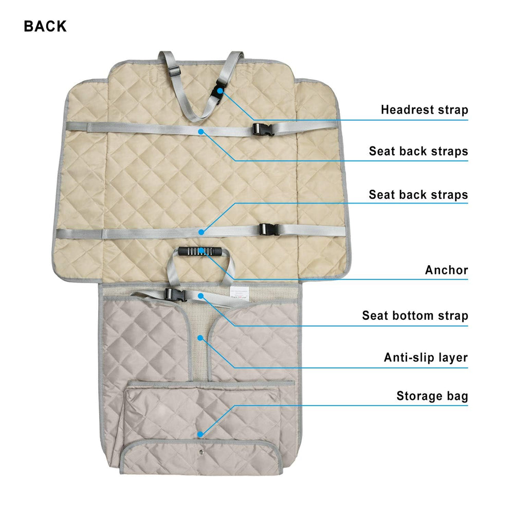 Bark Lover Front Seat Cover durable surface resists claws and daily use