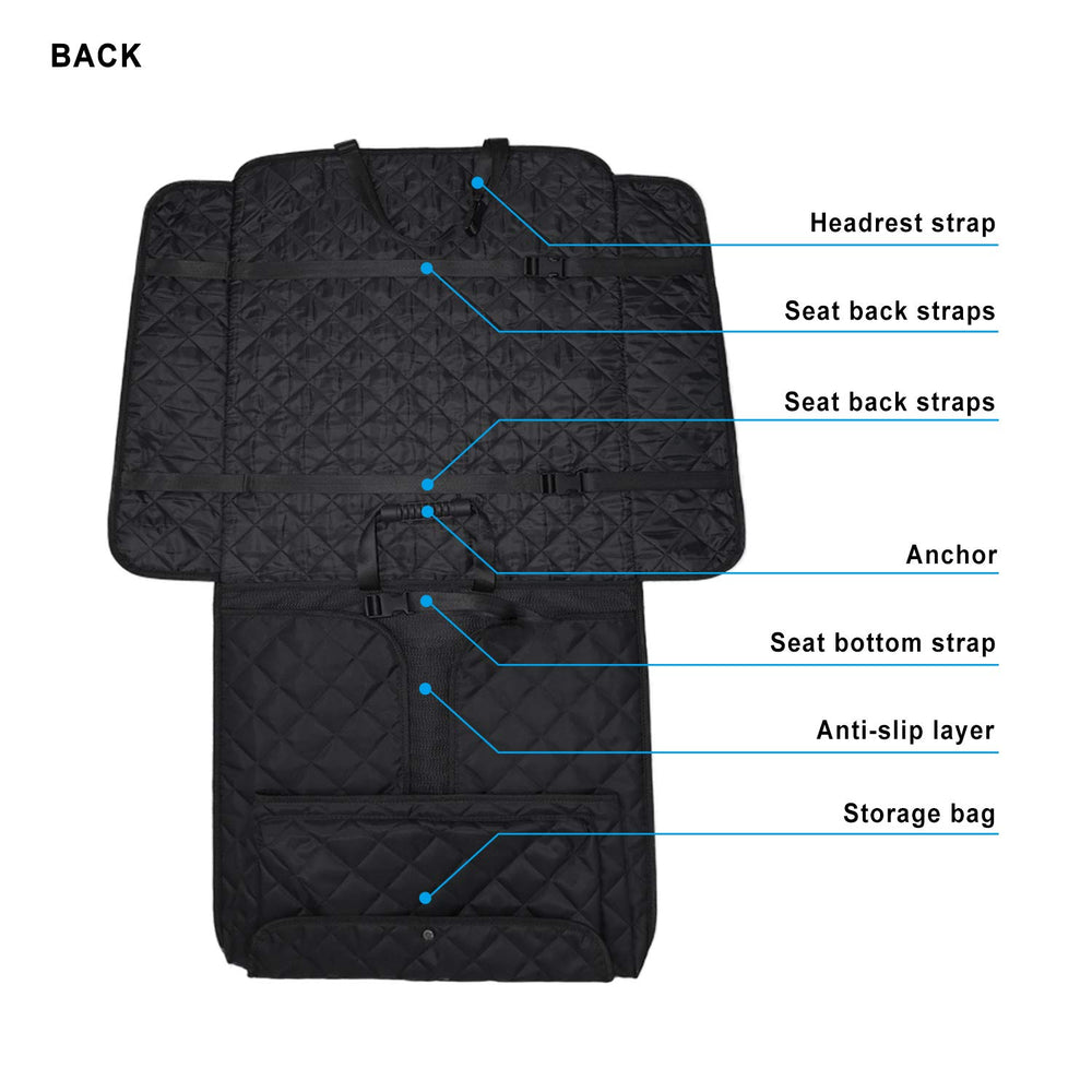 Bark Lover front-seat-cover-easy-clean-waterproof quick cleanup after adventures.