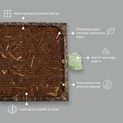 Bark Potty Large Pad Pack emphasizes odor-neutralizing pads for a fresher space