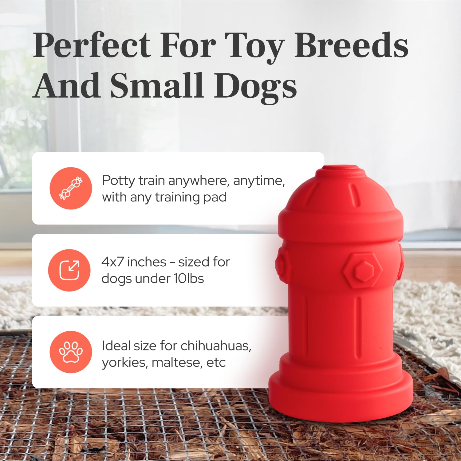 Bark Potty weighted-stability-fill-sand adds steadiness during training
