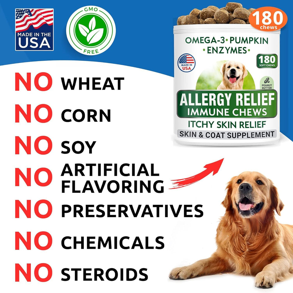Happy dog at mealtime with BARK&SPARK allergy chews