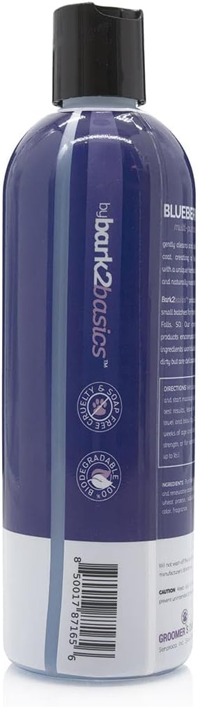 Coat close-up showing silky, static-free shine from Bark2Basics.
