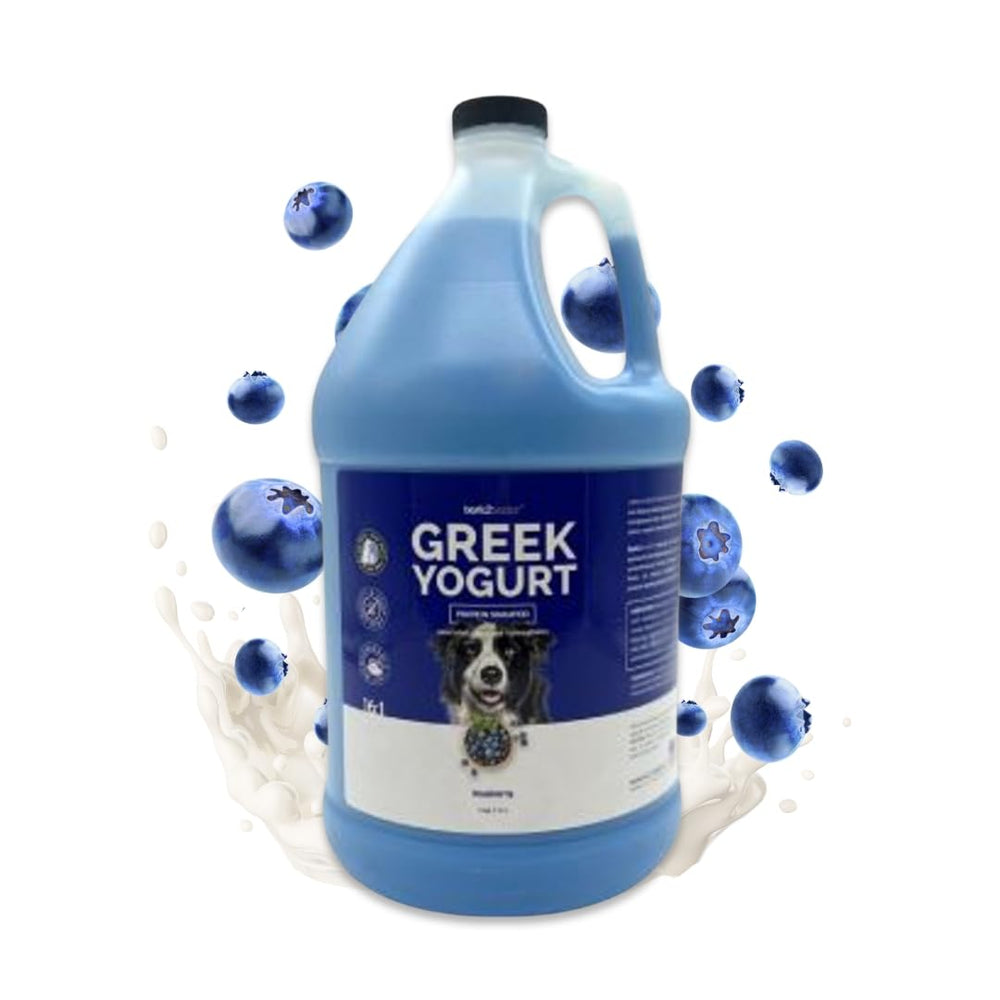 Bark2Basics blueberry yogurt shampoo bottle for gentle cleansing of pets.