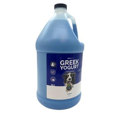 Bark2Basics blueberry yogurt shampoo label highlighting natural ingredients.