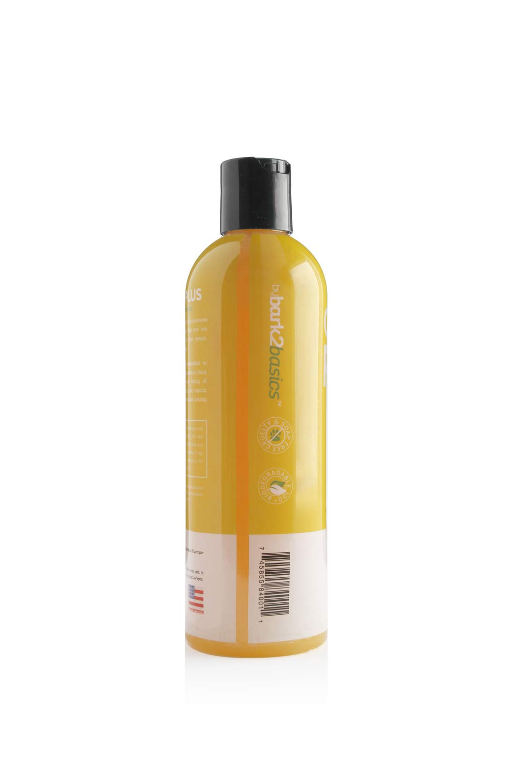 Bark2Basics Citrus Plus bottle close-up showing citrus cleansing power