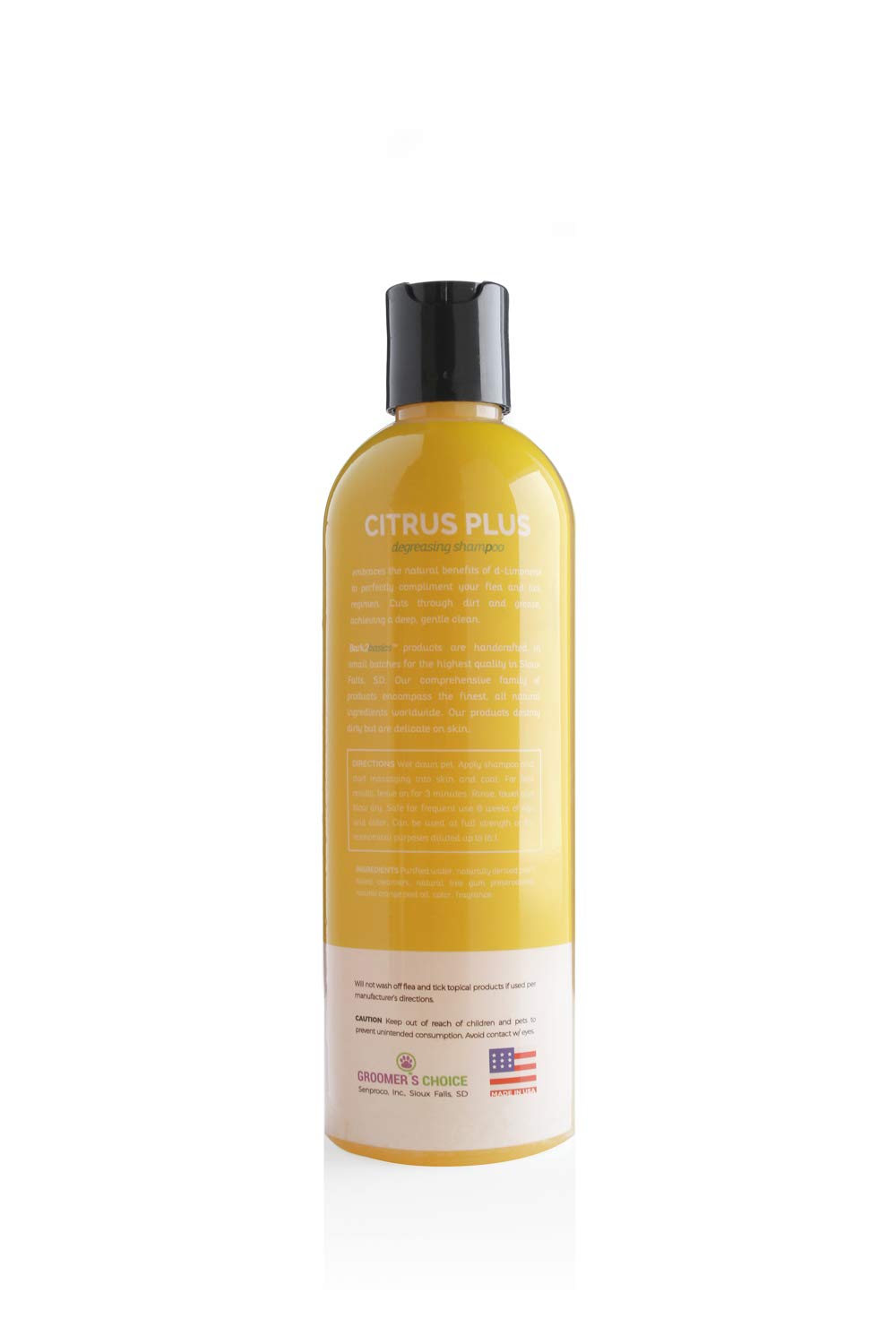 Professional groomer uses Bark2Basics Citrus Plus for tough dirt and grease