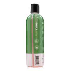 Bark2Basics shampoo suds and lather on a clean coat for odor neutralization.
