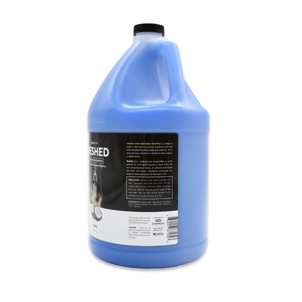 Bark2Basics deshedding shampoo lather forming a rich foam on the coat.