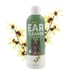 Bark2Basics dog ear cleaner bottle for at-home ear care