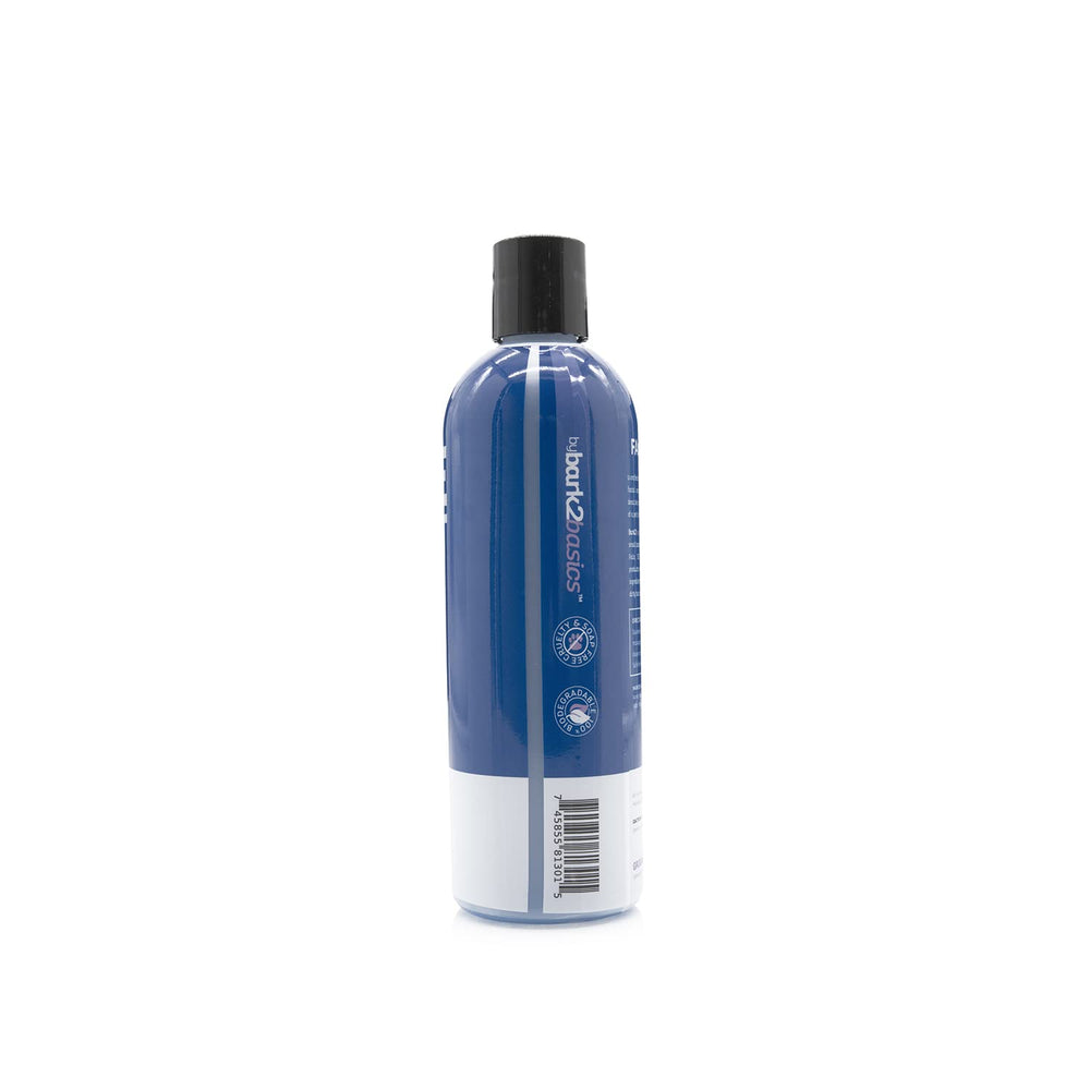 Bark2Basics Face Furst Scrub applied to a dog's face for exfoliation