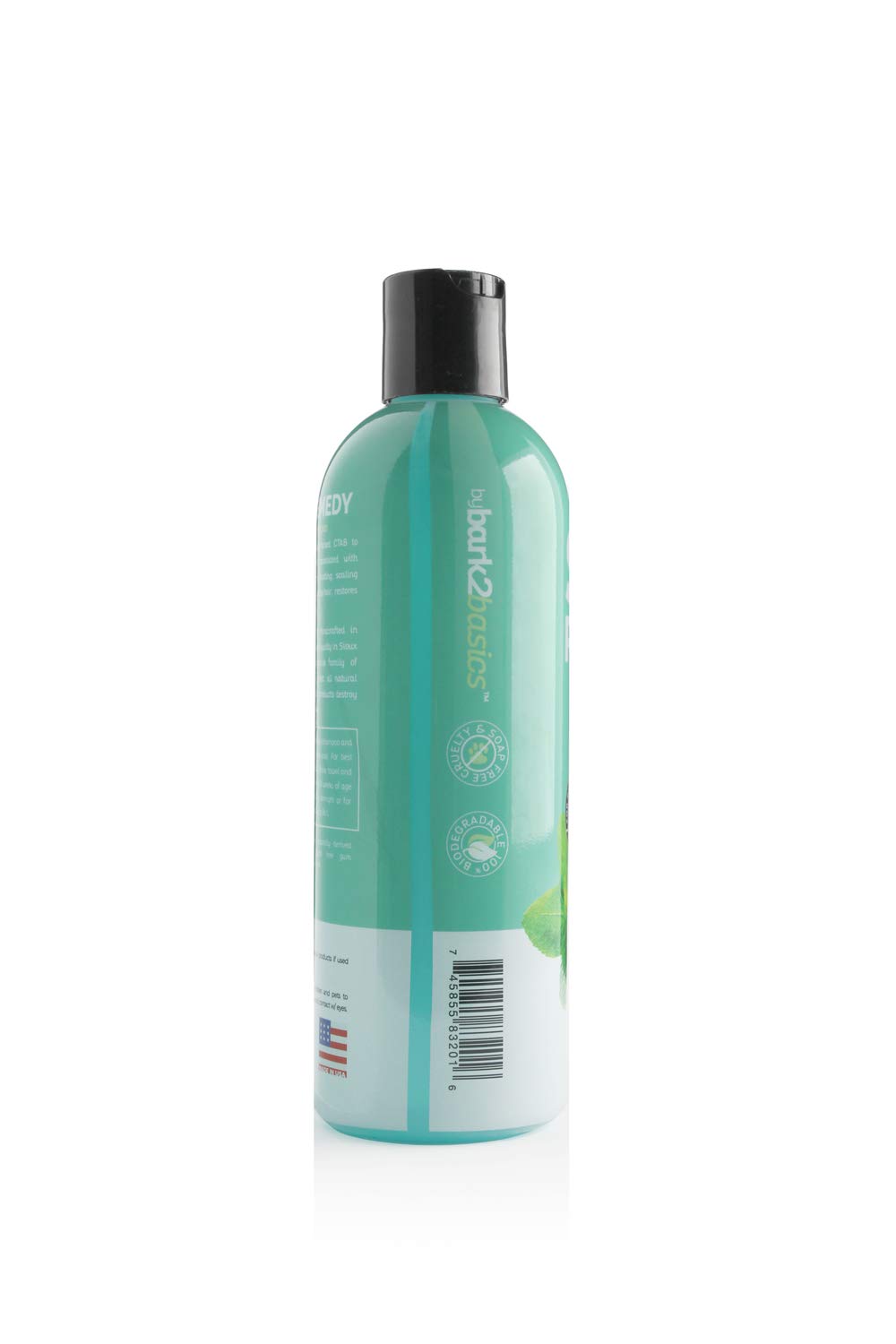 Bark2Basics Skin Remedy foaming lather cleans and smooths the coat