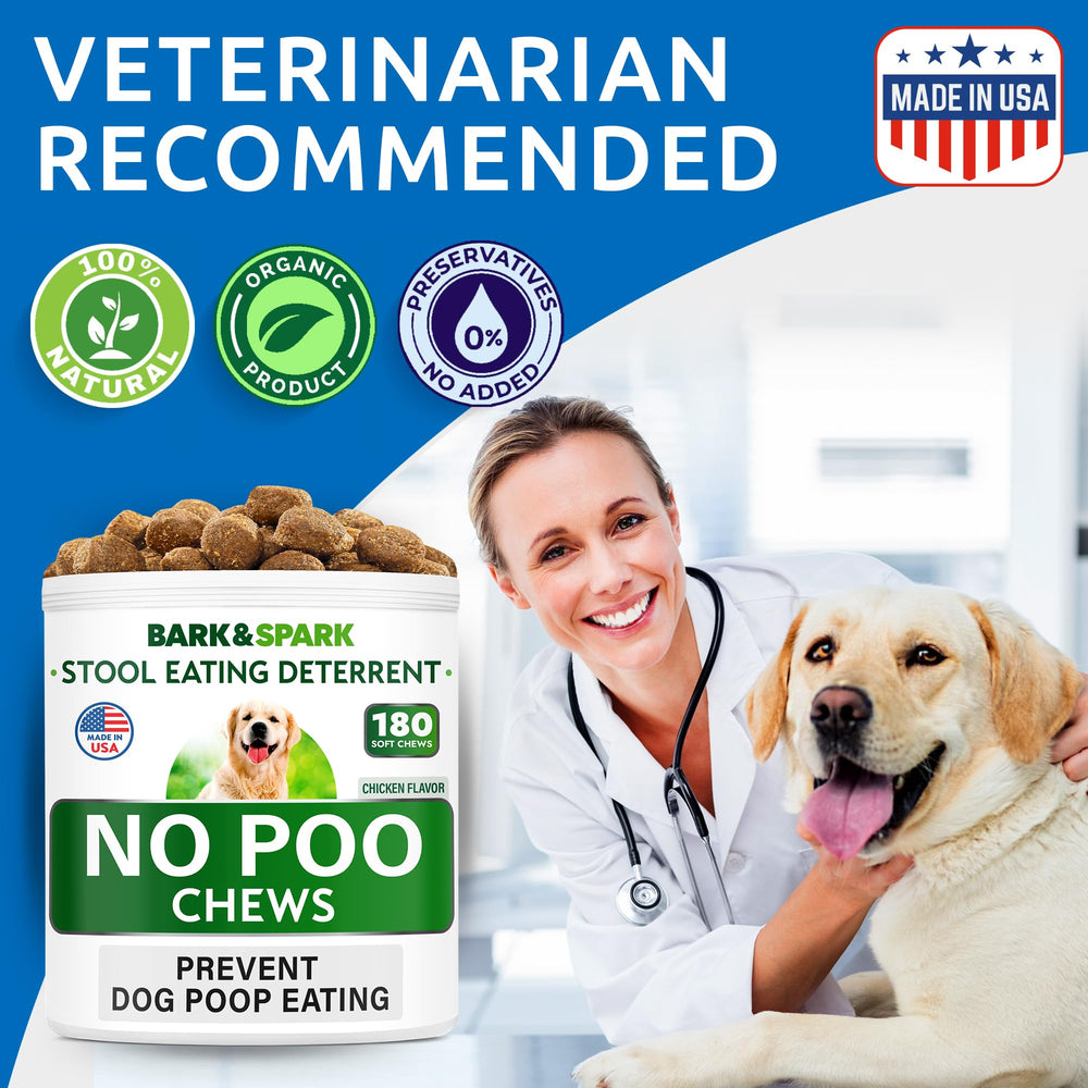 BARK&SPARK No Poo chews breath-friendly formula highlighted