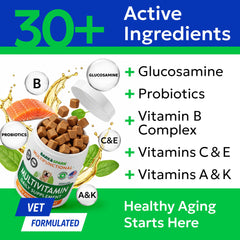BARK&SPARK glucosamine-chondroitin visual—joint support for aging and active dogs.