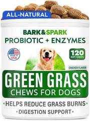 BARK&SPARK grass burn spot chews help restore lawn color