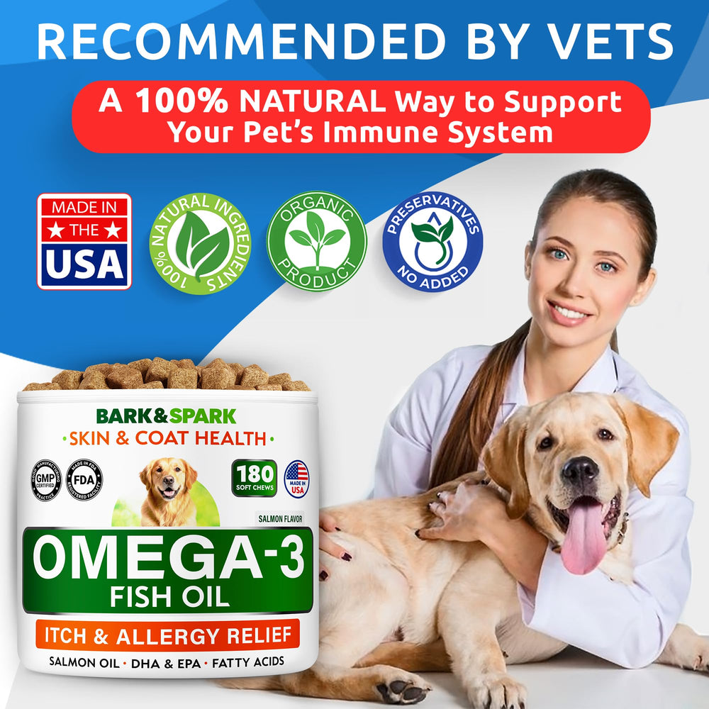 BARK&SPARK Omega 3 supports hip and joint comfort