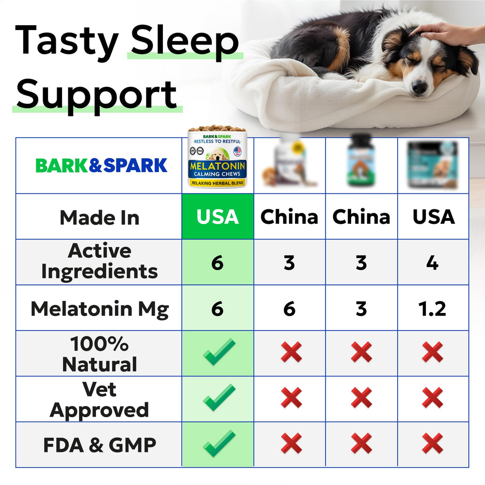 BARK&SPARK valerian root formula supports anxiety relief.