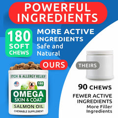 BARK&SPARK Omega 3 coat-sheen image implies healthier fur