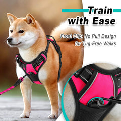 BARKBAY Adventure Dog Harness Oxford fabric ready for rugged outdoor use