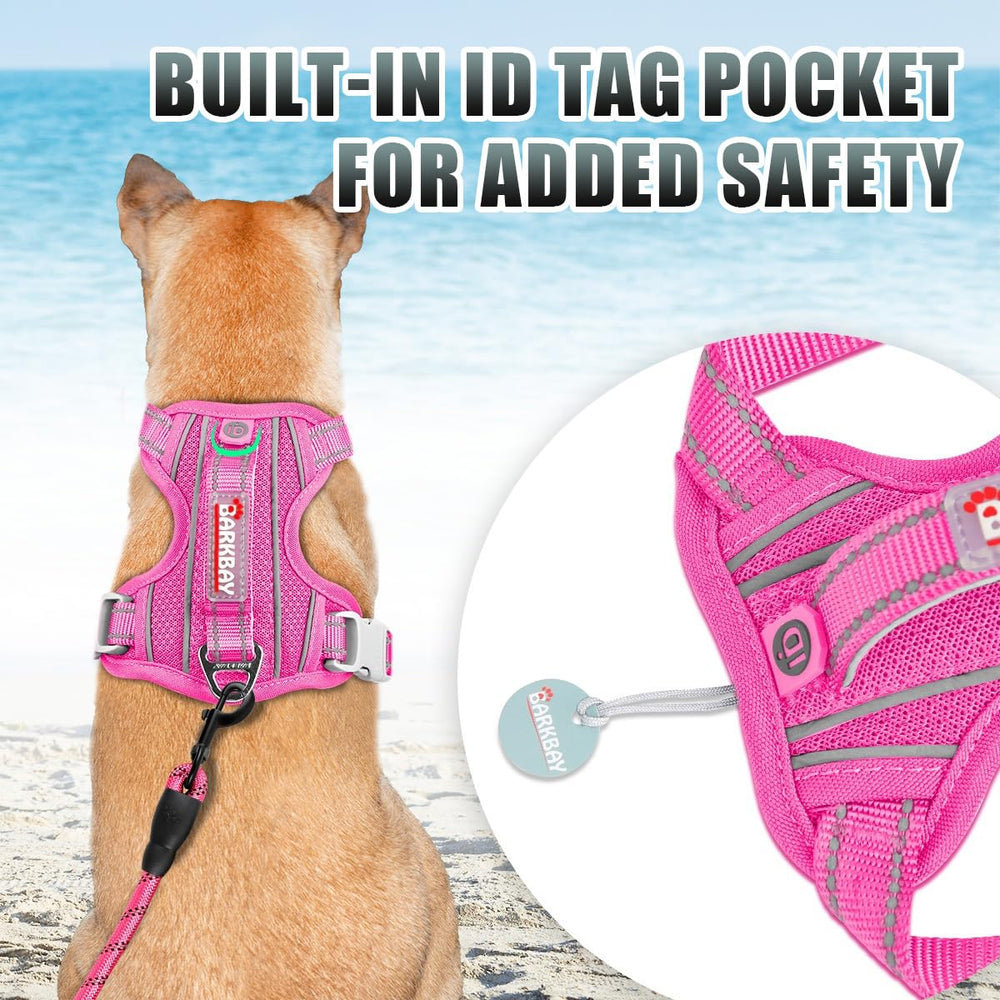 BARKBAY Air Mesh Harness offers breathability to keep dogs cool during runs.