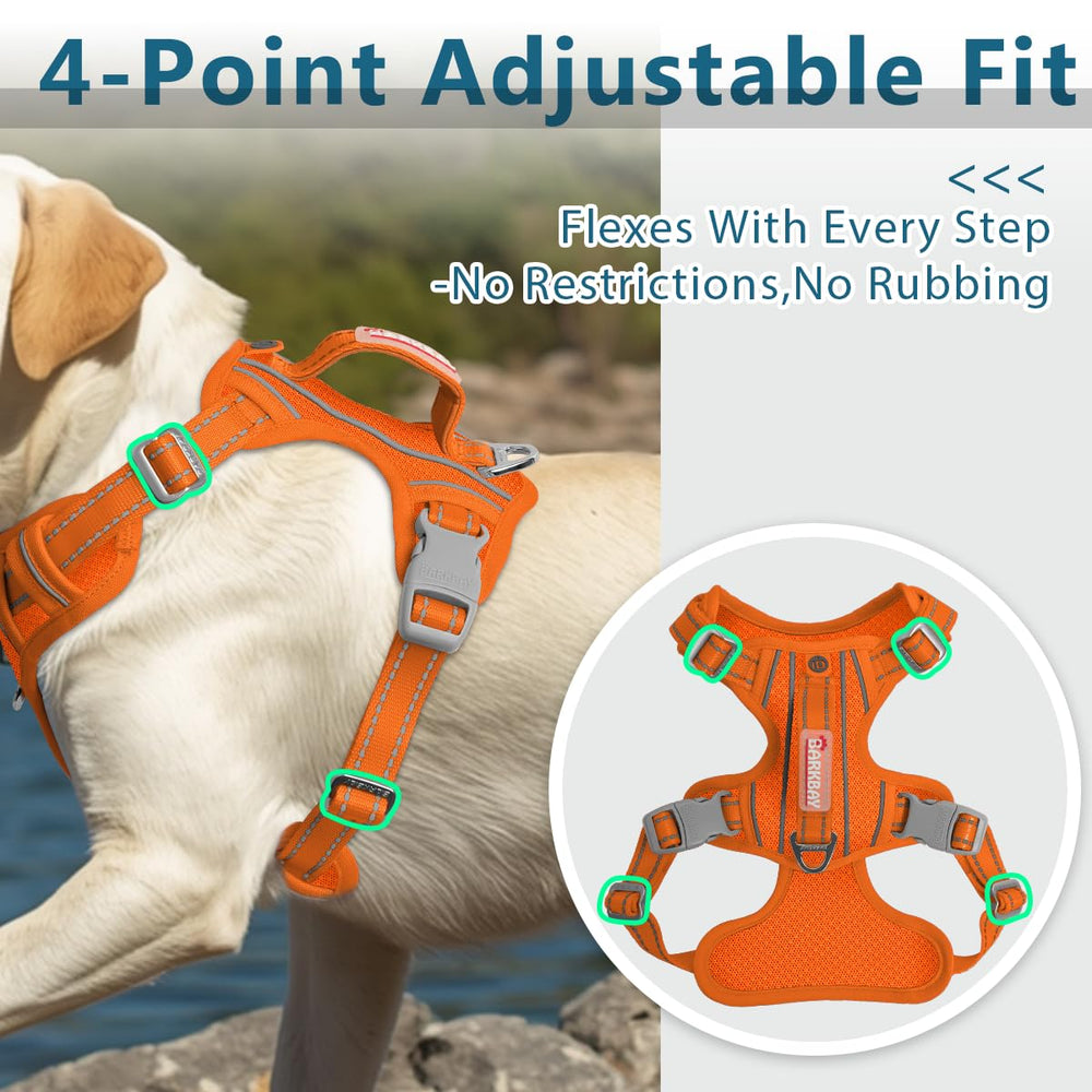 BARKBAY Air mesh fabric keeps dogs cool on warm days.