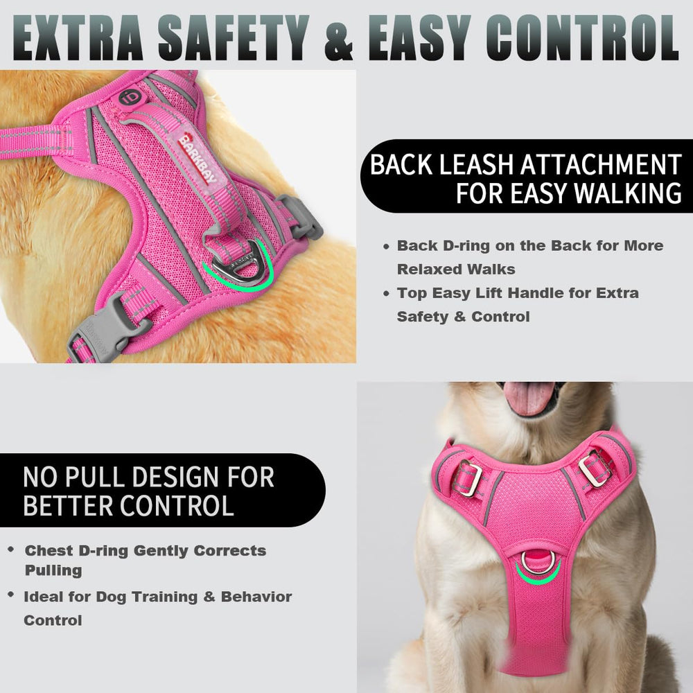 BARKBAY anti-chafe padding reduces rubbing for all-day wear.