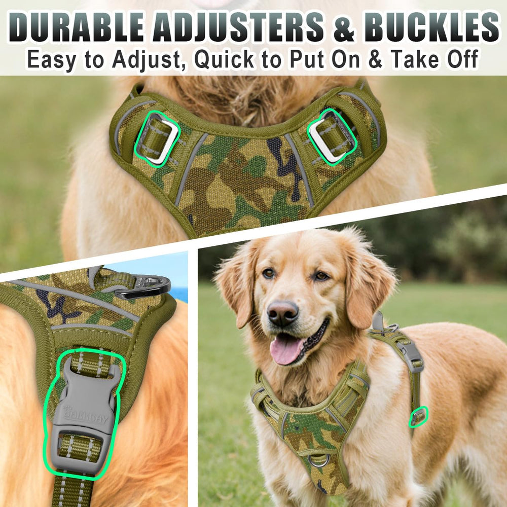 BARKBAY back D-ring offers casual leash options when needed.