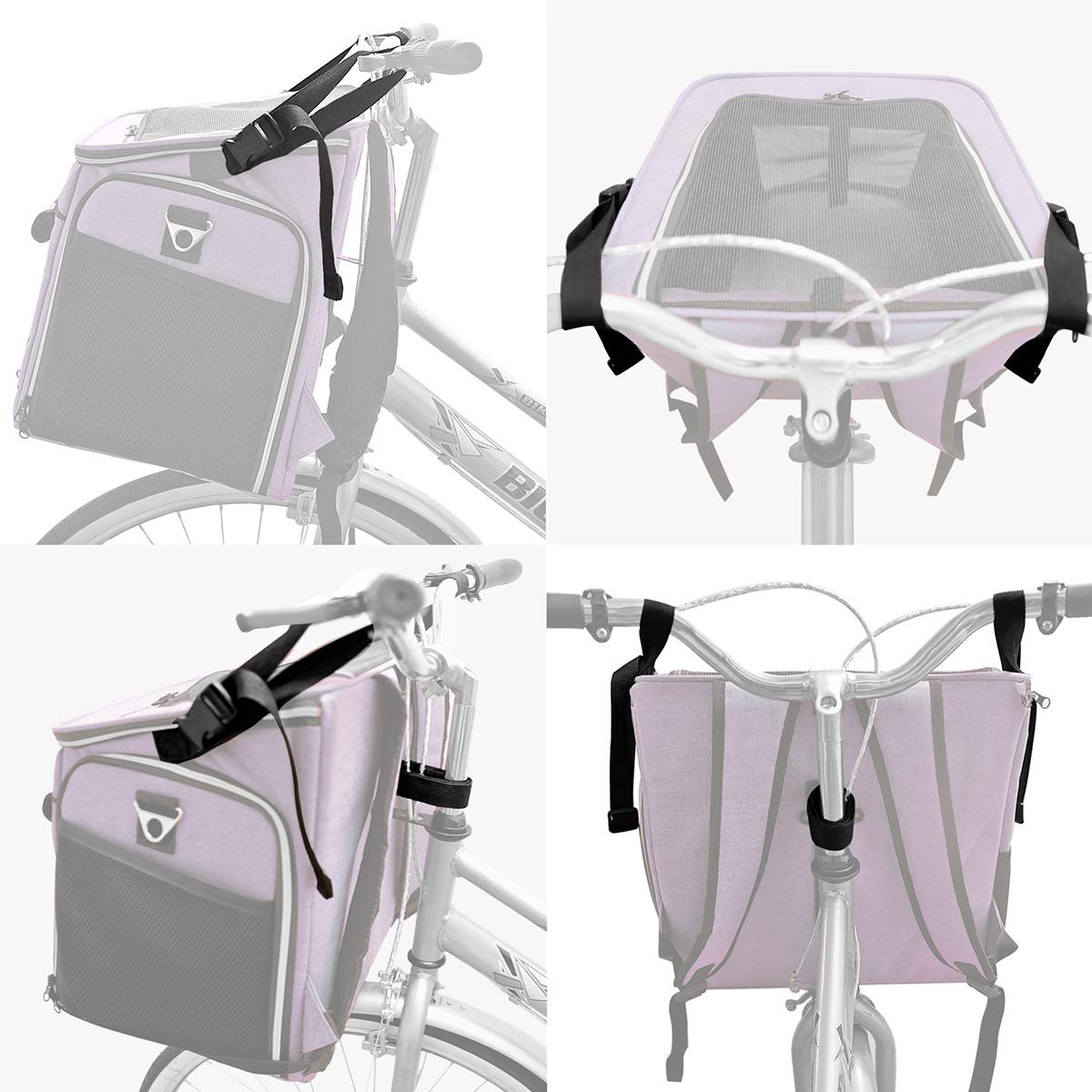 BARKBAY foldable and removable handlebar mount for quick setup