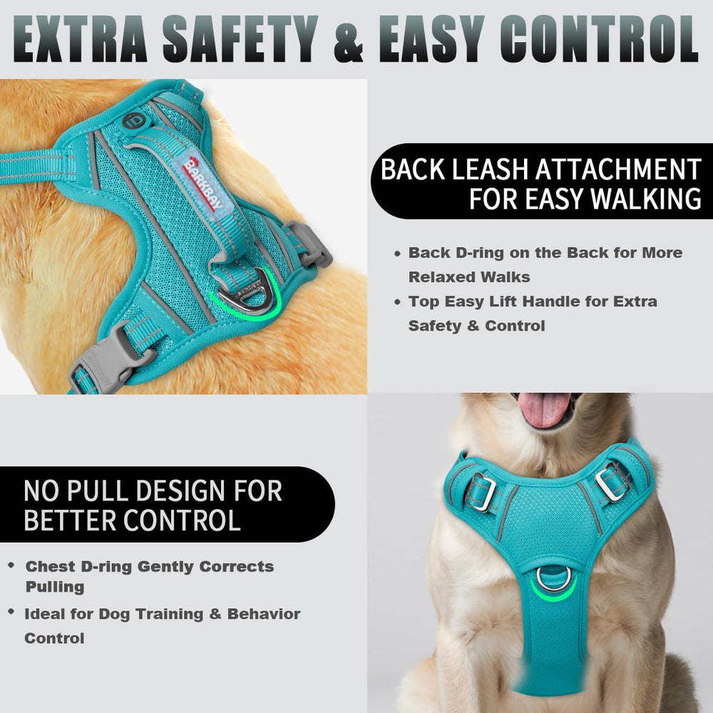 BARKBAY adjustable straps provide a near custom fit for secure daily wear.