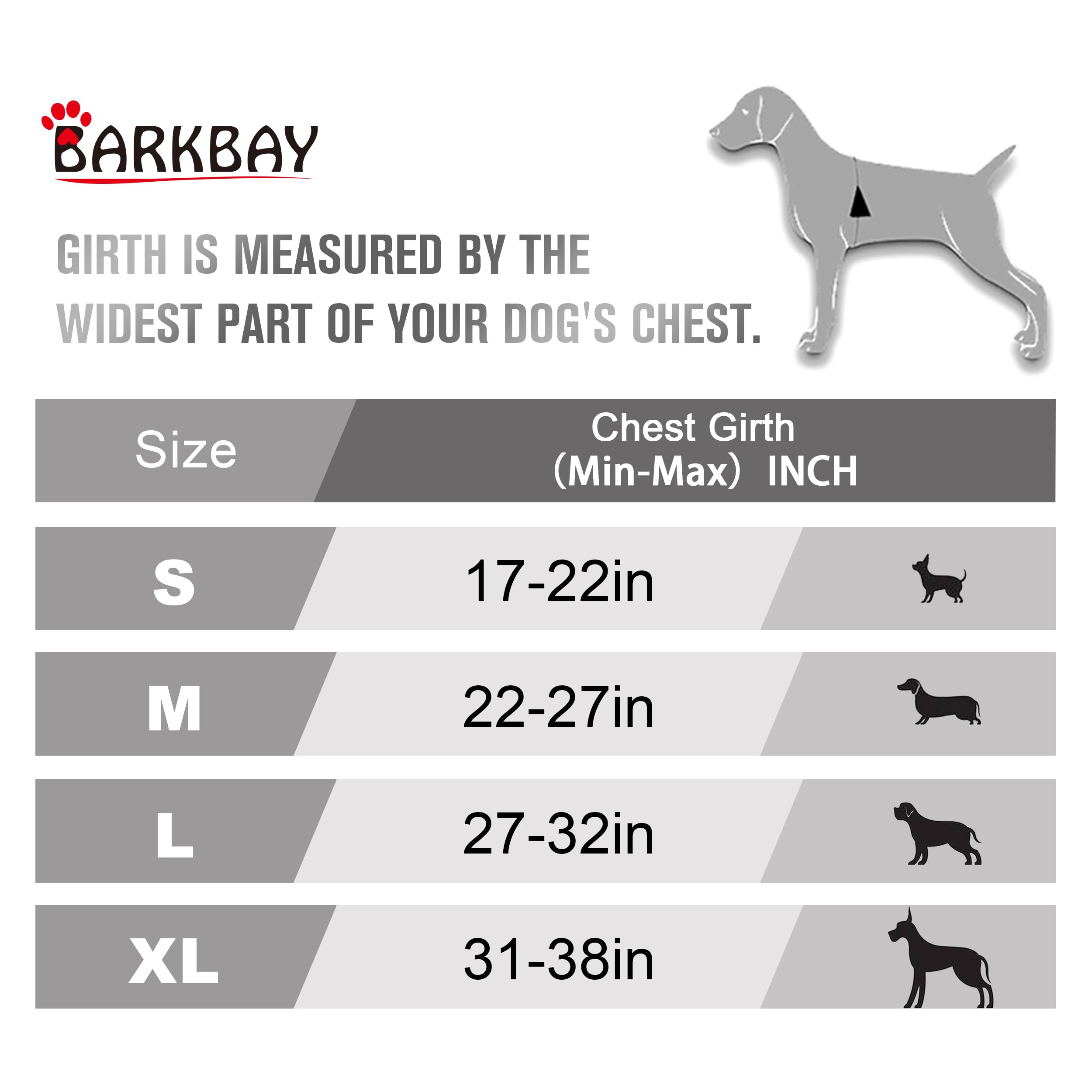 BARKBAY Heavy-duty nylon harness emphasizes durability for daily wear