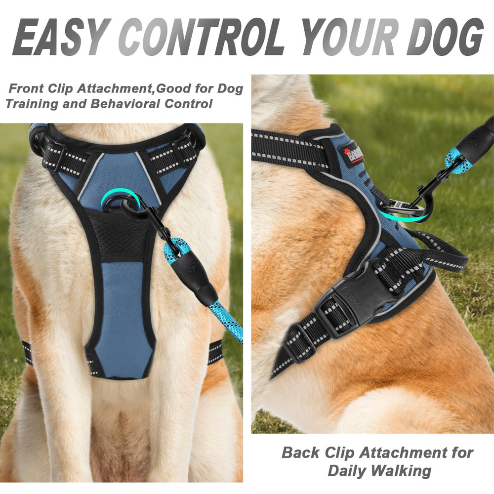 Heavy-duty padding and lightweight nylon deliver comfortable wear with every walk.