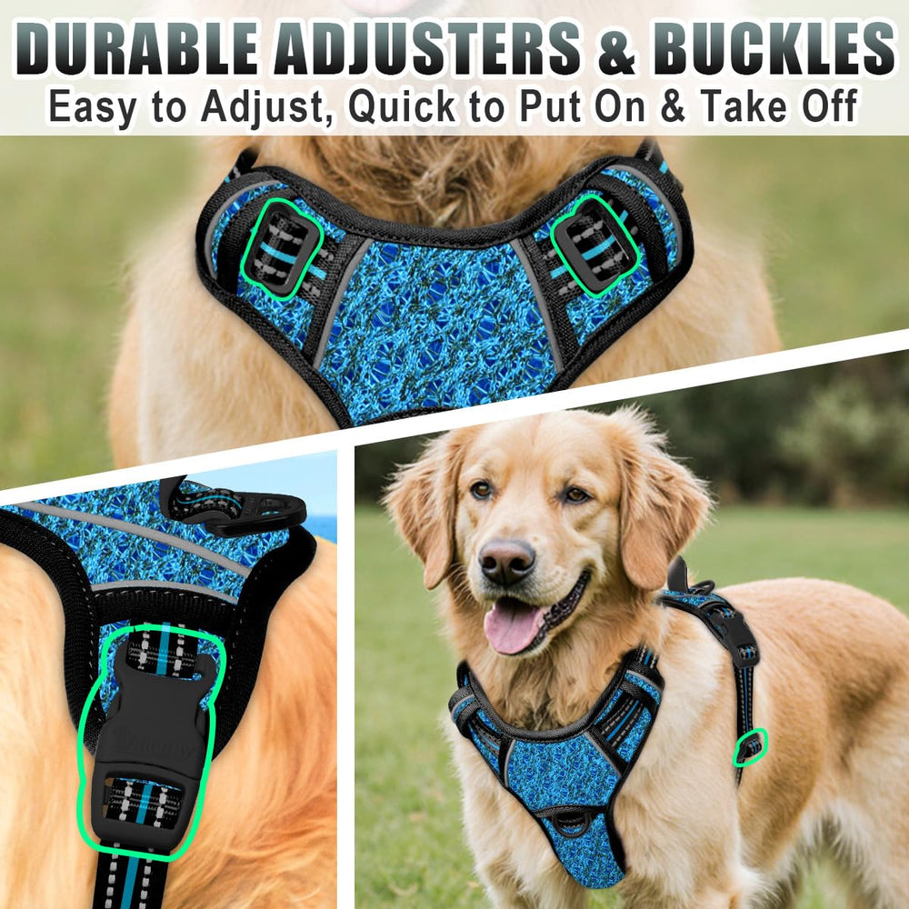 BARKBAY integrated ID tag pocket adds security.