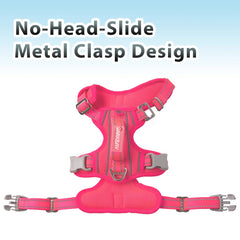 BARKBAY harness with top handle provides quick restraint in crowded areas.