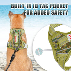BARKBAY No Pull Harness uses no-rip nylon and anti-chafe padding for comfort.