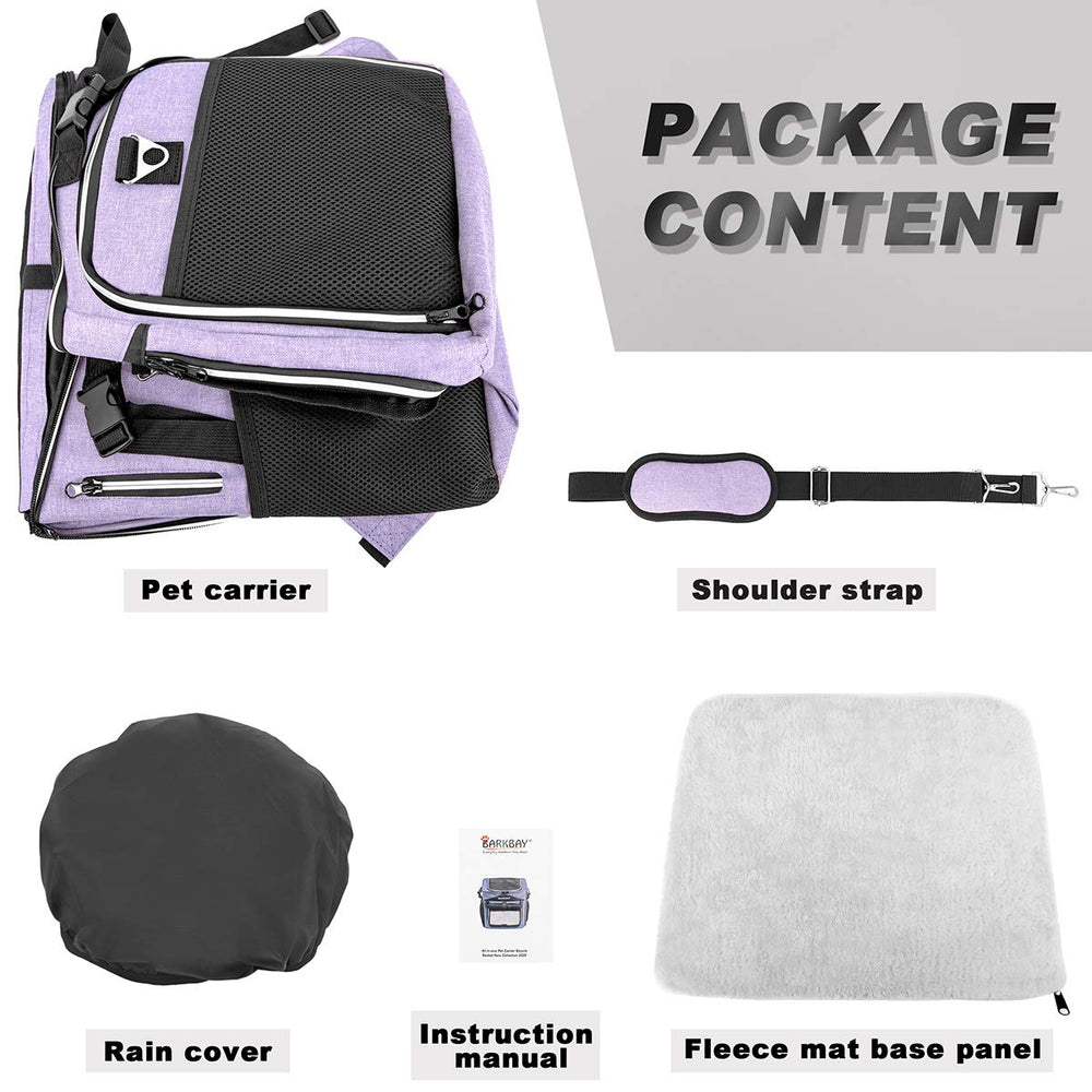 BARKBAY pets up to 18 pounds stay secure during trips