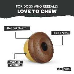 BarkBox Acornucopia wobble action keeps pups solving