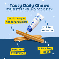 BarkBox Bright 30-count pack shown for daily dental routine