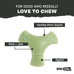 BarkBox Chopper durable nylon textures highlight built-for-strength chewing sessions.