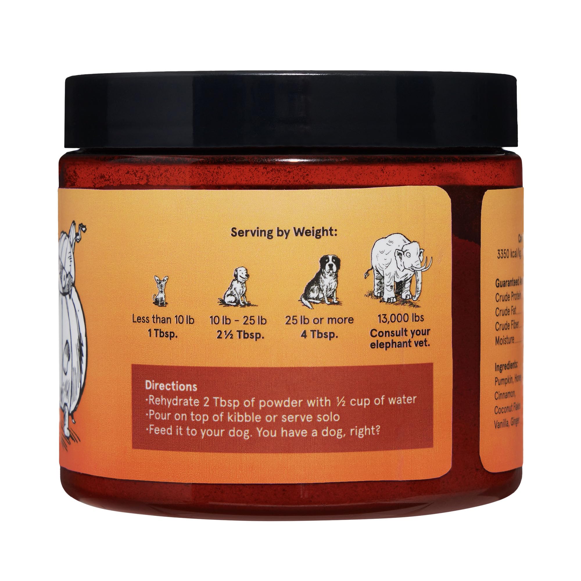 Barkbox-dog-meal-topper-cinnamon-coconut-flakes adds warm aroma and palatability to meals.